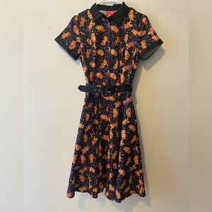Unique Vintage Care Bears x Halloween A-line dress